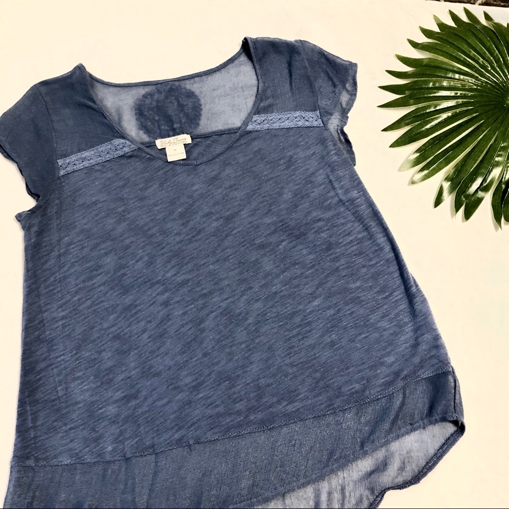 Lucky brand sheer top !